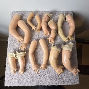 Vintage Doll Hand Parts Collection